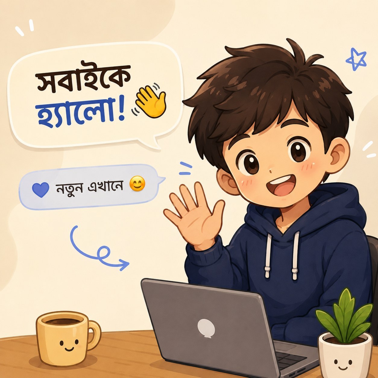 সবাইকে হ্যালো! 👋
